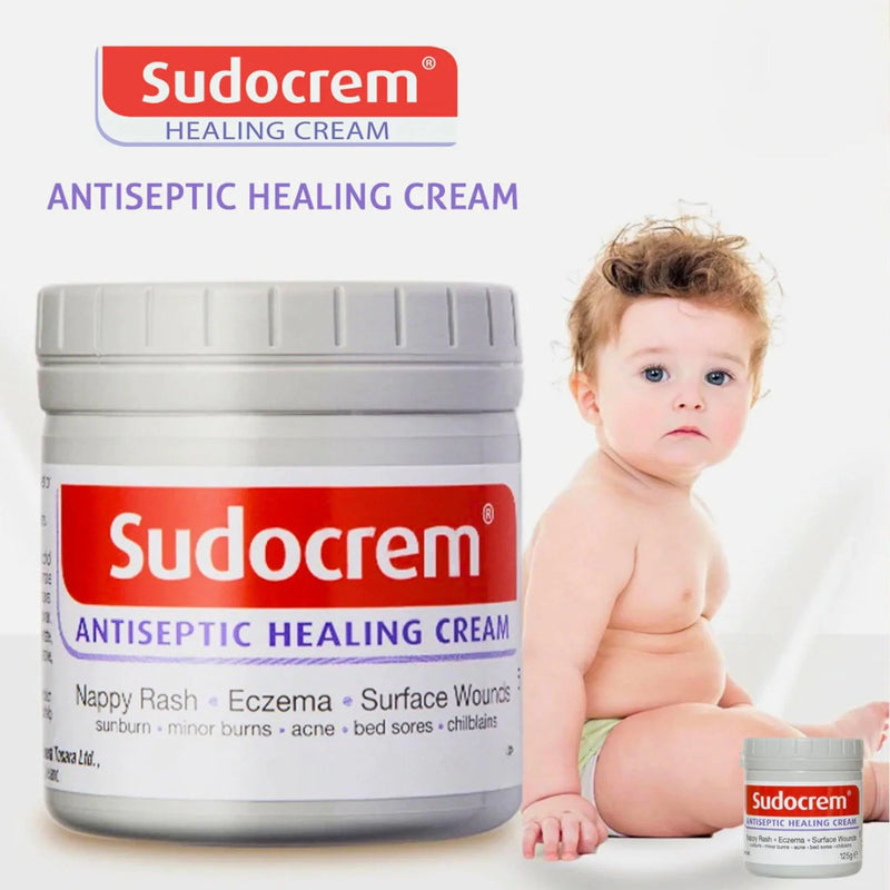 Sudocrem Antiseptic Nappy Rash Healing Cream, 125g