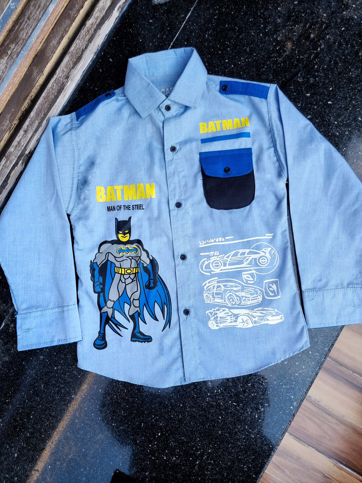 Batman Full Sleeves Shirt - theavocado.pk
