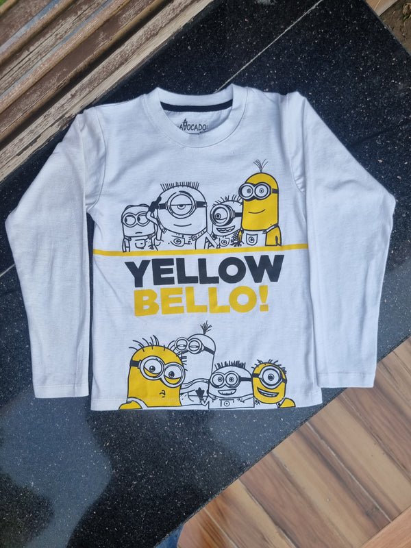 Yellow Bellow Full Sleeves T-Shirt - theavocado.pk
