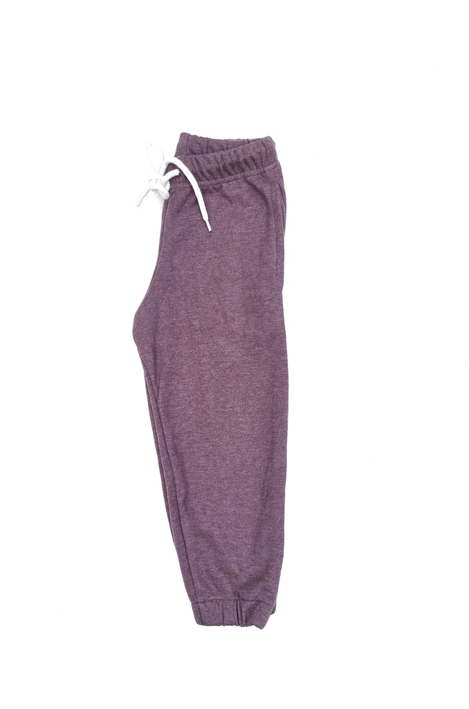 Plum Terry Trouser
