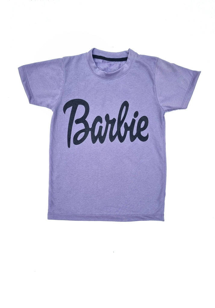 Purple Glitter Barbie Tee
