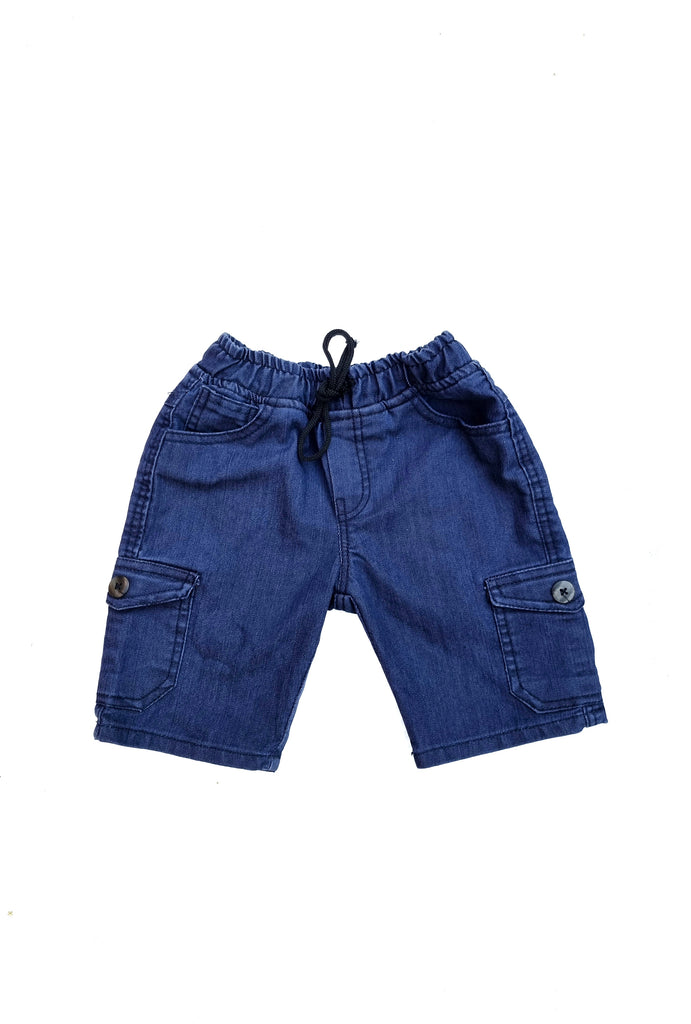Blue Jeans Cargo Shorts