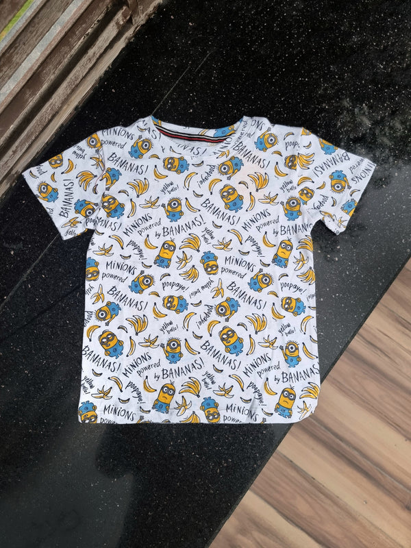 Yellow Minions Print T-Shirt