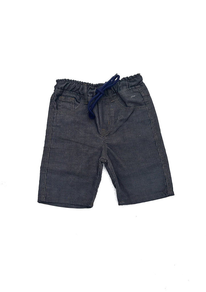Dark Linning Cotton Jeans Shorts - theavocado.pk