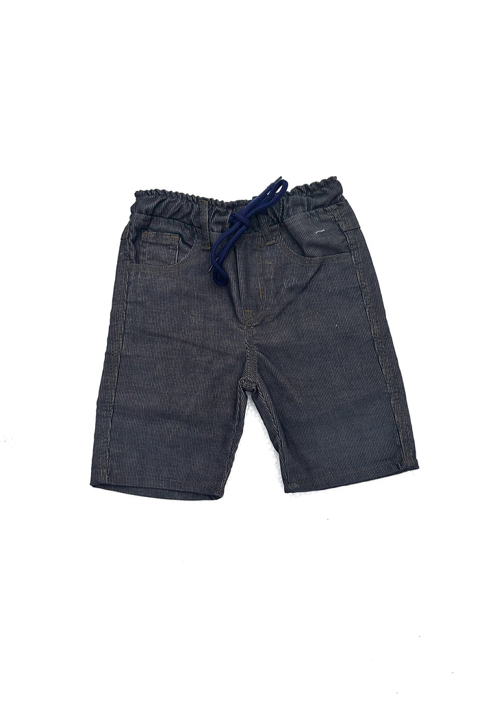 Dark Linning Cotton Jeans Shorts