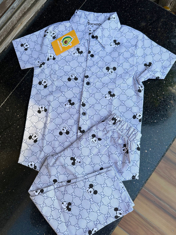 Mickey Shirt & Trouser - theavocado.pk