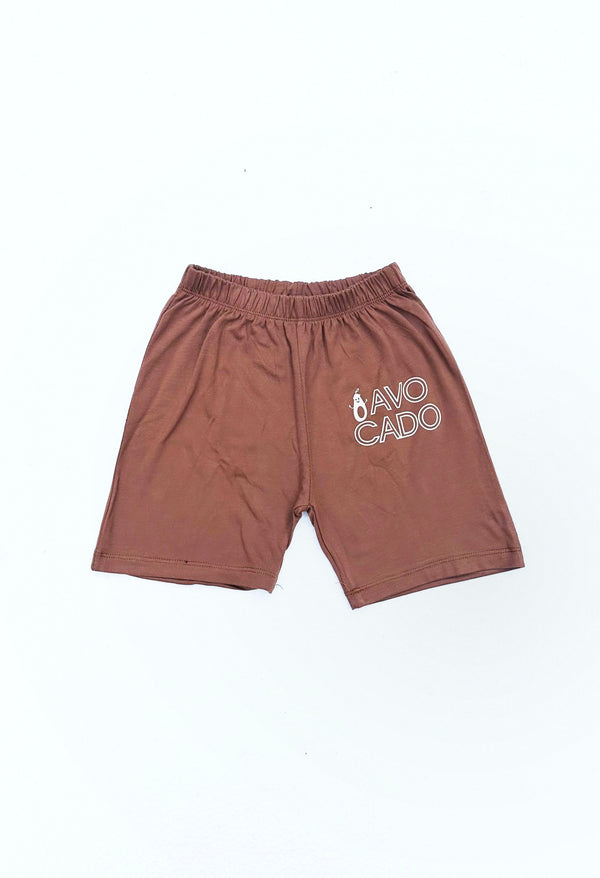 Brown Avocado Blended Summer Short - theavocado.pk